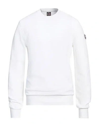 Colmar Man Sweatshirt White Size L Cotton, Polyamide, Elastane