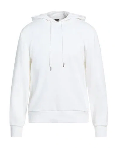 Colmar Man Sweatshirt White Size L Cotton, Polyester In White