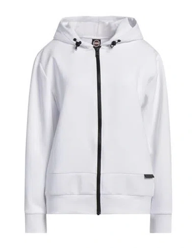 Colmar Man Sweatshirt White Size L Cotton, Polyester, Elastane