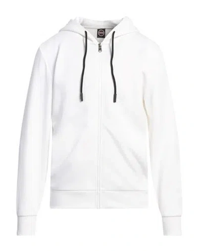 Colmar Man Sweatshirt White Size L Polyester, Cotton