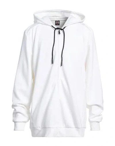 Colmar Man Sweatshirt White Size S Polyester, Cotton