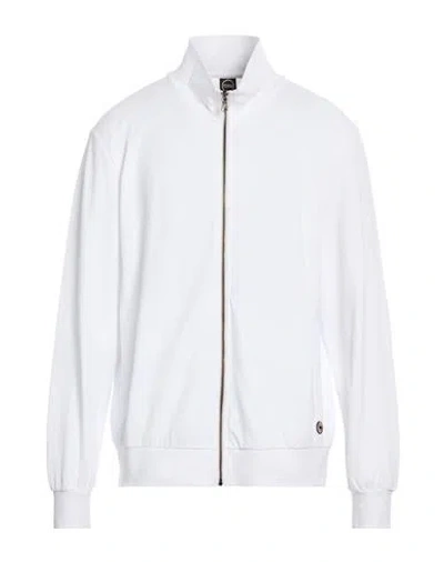 Colmar Man Sweatshirt White Size Xl Cotton In Pink