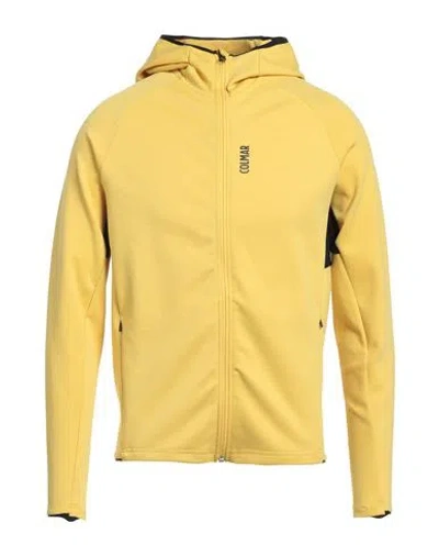 Colmar Man Sweatshirt Yellow Size L Polyester, Elastane, Polyamide