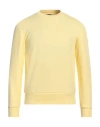 Colmar Man Sweatshirt Yellow Size Xxl Cotton, Polyester