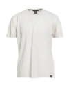 Colmar Man T-shirt Beige Size M Viscose, Polyamide In White