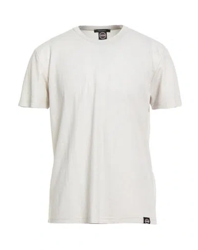 Colmar Man T-shirt Beige Size M Viscose, Polyamide In White