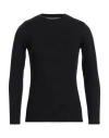 Colmar Man T-shirt Black Size L Lyocell, Wool