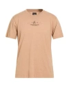 Colmar Man T-shirt Camel Size L Polyester, Cotton In Neutral
