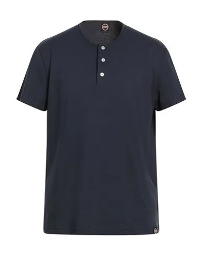 Colmar Man T-shirt Midnight Blue Size L Cotton