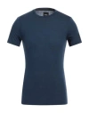 Colmar Man T-shirt Navy Size L Lyocell, Wool In Navy