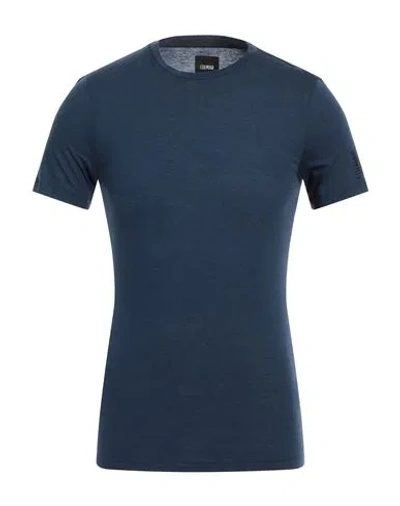 Colmar Man T-shirt Navy Size L Lyocell, Wool