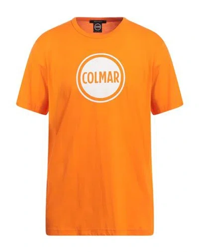 Colmar Man T-shirt Orange Size L Cotton