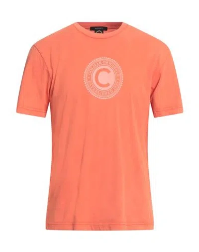 Colmar Man T-shirt Salmon Pink Size L Cotton