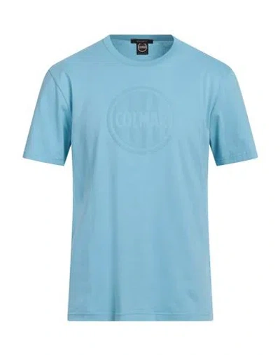 Colmar Man T-shirt Sky Blue Size L Cotton