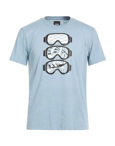 Colmar Man T-shirt Sky Blue Size L Polyester, Cotton
