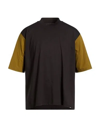 Colmar Man T-shirt Black Size L Polyester, Cotton