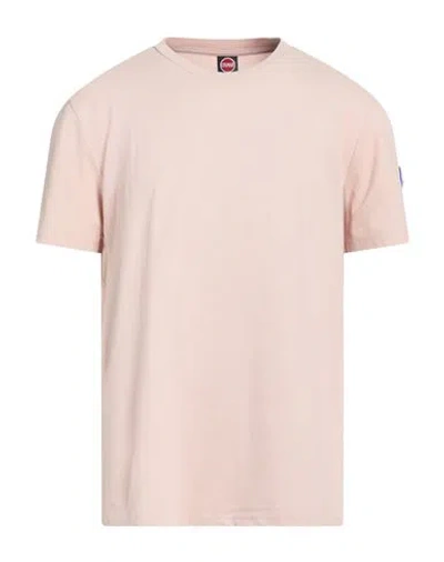 Colmar Man T-shirt Blush Size Xxl Cotton, Elastane In Pink