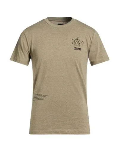 Colmar Man T-shirt Khaki Size Xxl Polyester, Cotton In Beige