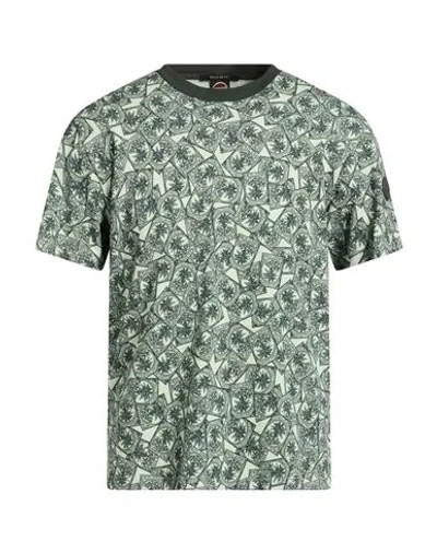 Colmar Man T-shirt Light Green Size L Cotton, Elastane