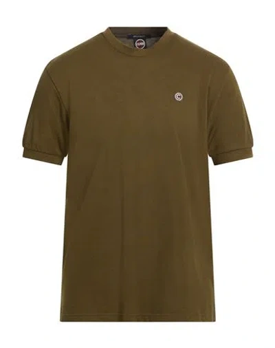 Colmar Man T-shirt Military Green Size L Cotton