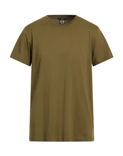 Colmar Man T-shirt Military Green Size Xxl Cotton