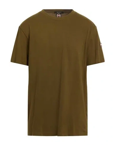 Colmar Man T-shirt Military Green Size Xxl Cotton