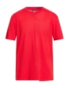 Colmar Man T-shirt Red Size L Cotton, Elastane