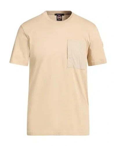 Colmar Man T-shirt Sand Size L Cotton In Multi