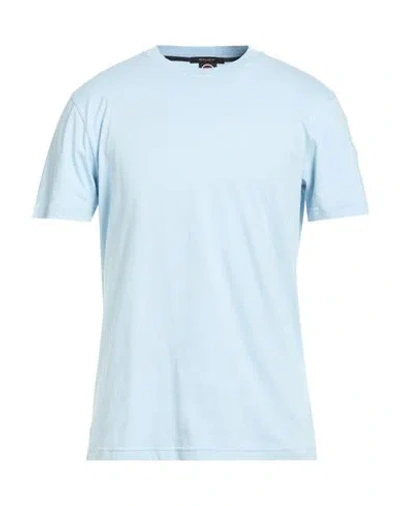 Colmar Man T-shirt Sky Blue Size L Cotton