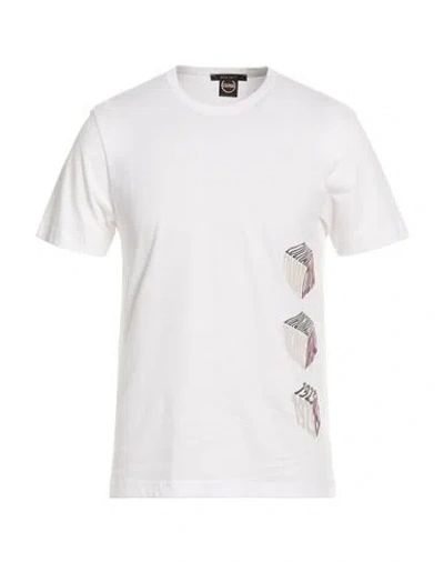 Colmar Man T-shirt White Size L Cotton