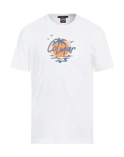 Colmar Man T-shirt White Size L Cotton