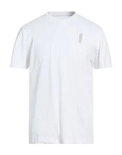Colmar Man T-shirt White Size L Polyester, Cotton