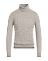 Colmar Man Turtleneck Light Grey Size L Polyamide, Wool, Viscose, Cashmere In Gray
