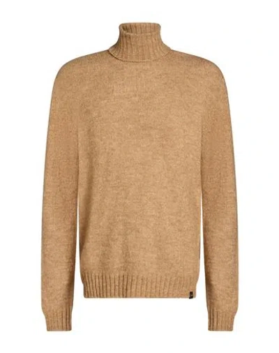 Colmar Man Turtleneck Sand Size S Acrylic, Mohair Wool, Wool, Elastane
