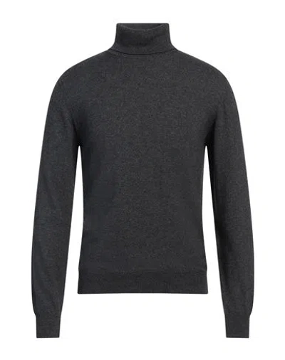 Colmar Man Turtleneck Charcoal Size Xxl Wool, Viscose, Polyamide, Cashmere In Grey