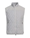 Colmar Man Vest Light Grey Size 44 Polyester, Elastane In Gray