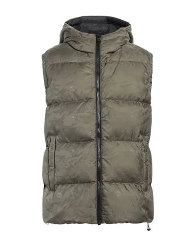 Colmar Man Vest Military Green Size 38 Polyamide
