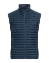 Colmar Man Vest Navy Size 38 Polyester, Polyamide, Elastane In Blue