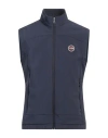 Colmar Man Vest Navy Size 42 Polyester, Elastane In Blue