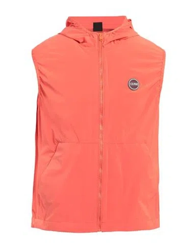 Colmar Man Vest Orange Size 44 Polyester