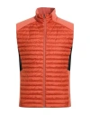Colmar Man Vest Rust Size 44 Polyester, Polyamide, Elastane In Red