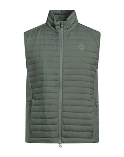 Colmar Man Vest Sage Green Size 40 Polyamide