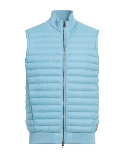 Colmar Man Vest Sky Blue Size 40 Polyamide