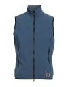Colmar Man Vest Slate Blue Size 36 Polyester, Elastane