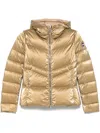 Colmar Metallic-effect Down Jacket In Gold