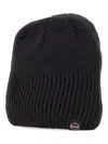Colmar Metallic-thread Beanie Hat In Black