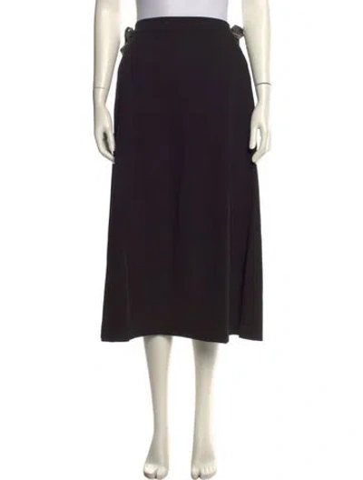 Pre-owned Colmar Midi Length Skirt In Black