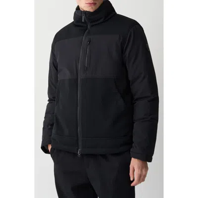 Colmar Mixed Media Waterproof Down Jacket In Black
