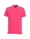 Colmar Monday Man Polo Shirt Fuchsia Size M Cotton, Elastane In Pink