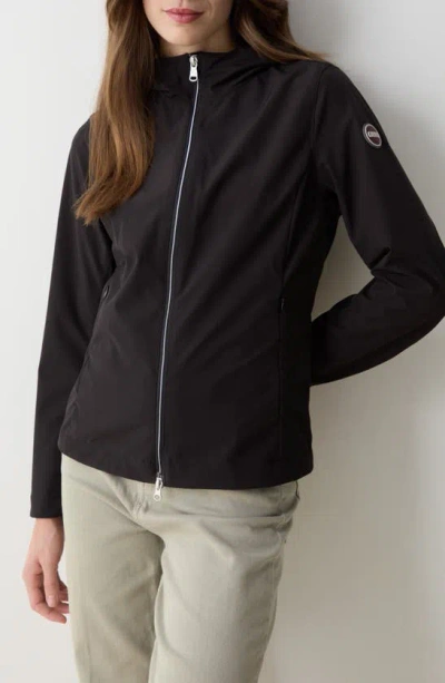 Colmar New Futurity Water Repellent Hooded Rain Jacket In Black